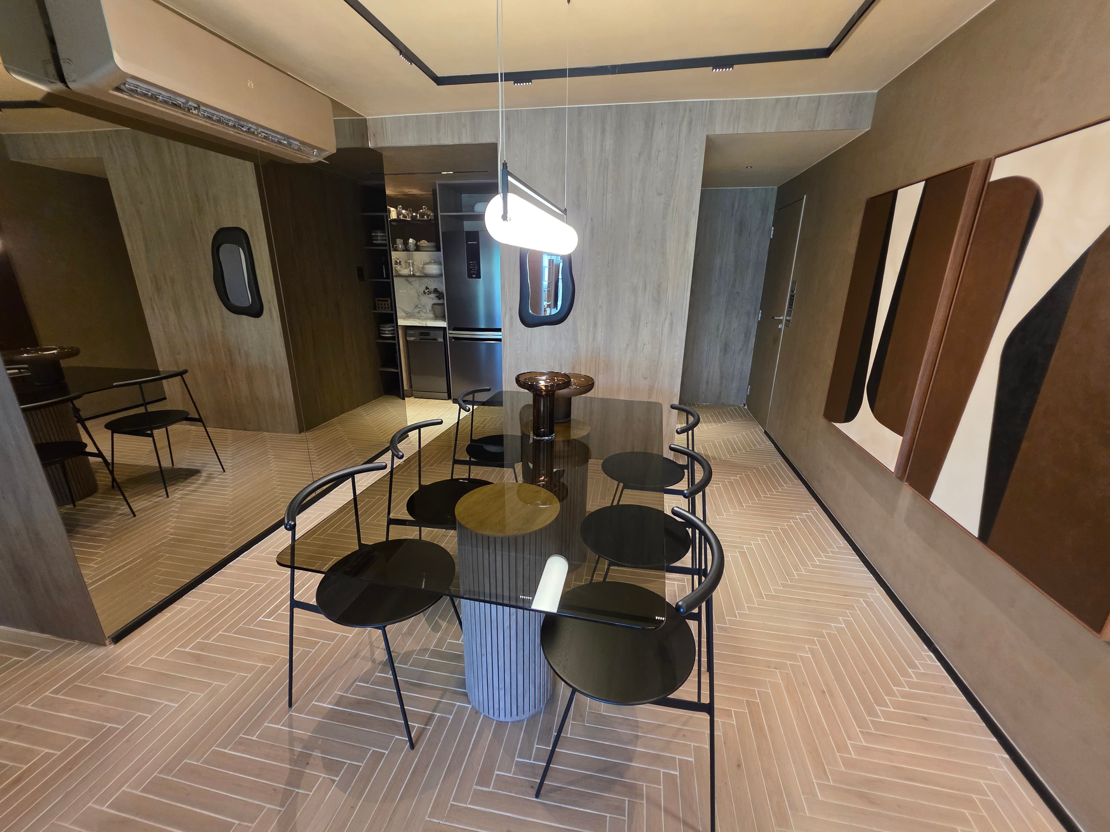 Sala de jantar decorada